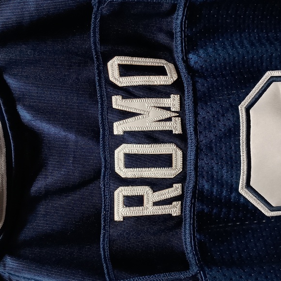 NFL Dallas Cowboys Tony Romo Embroidered Jersey - Blue - Youth XL - Picture 10 of 15